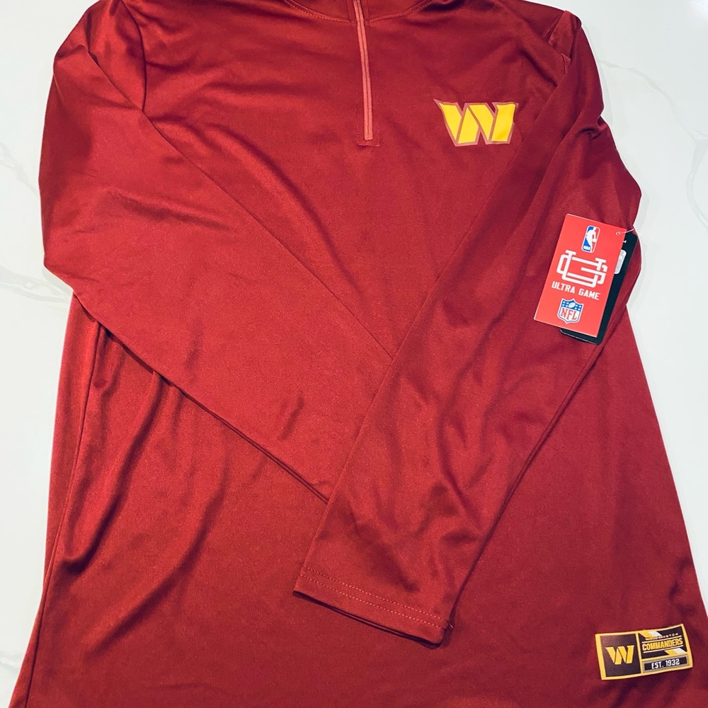 NFL Washington Commanders Red Long Sleeve Shirt
